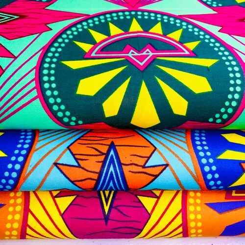 African Print Fabric Kitenge Ankara by the Yard | Etsy