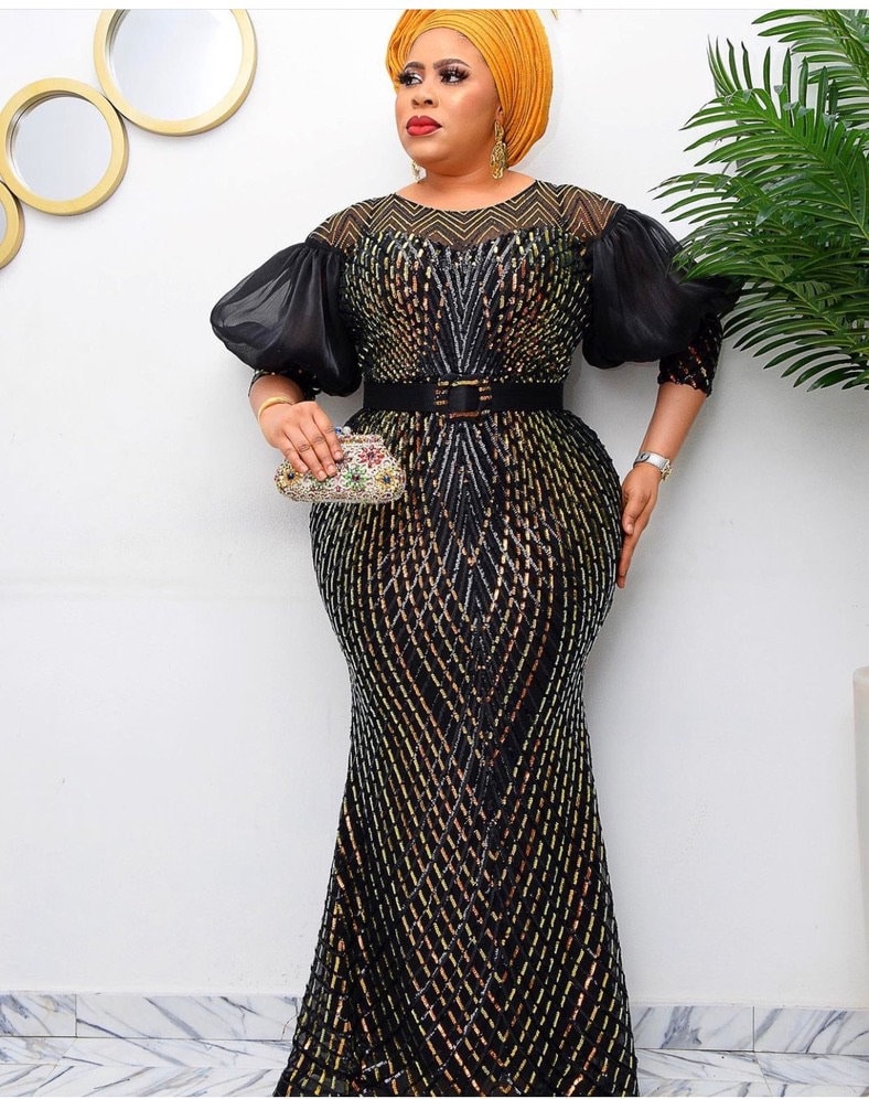 Gold and black african dress 2025
