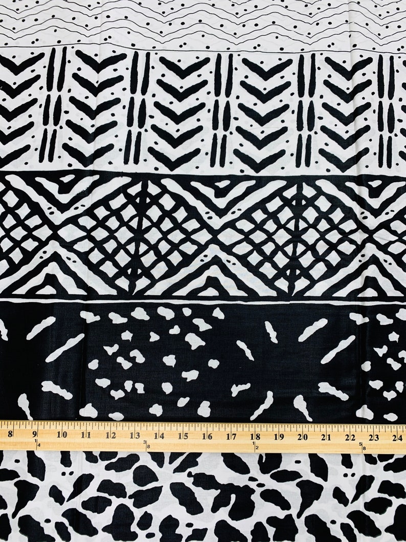 Colorful Cotton Fabric by the Yard Mud Cloth Ankara Quilting Etsy