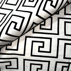 Black White African Fabric by the Yard Ankara Print Cotton Quilting ...