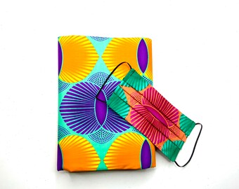 Colorful Mask Head Wrap Scarf Bandana | 100% Cotton Washable Breathable | Filter Pocket | Fast Shipping USA