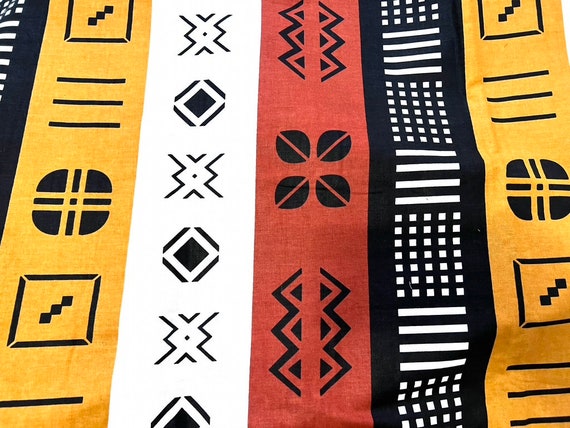 Tribal African Mud Cloth Women's Cut & Sew Casual Leggings