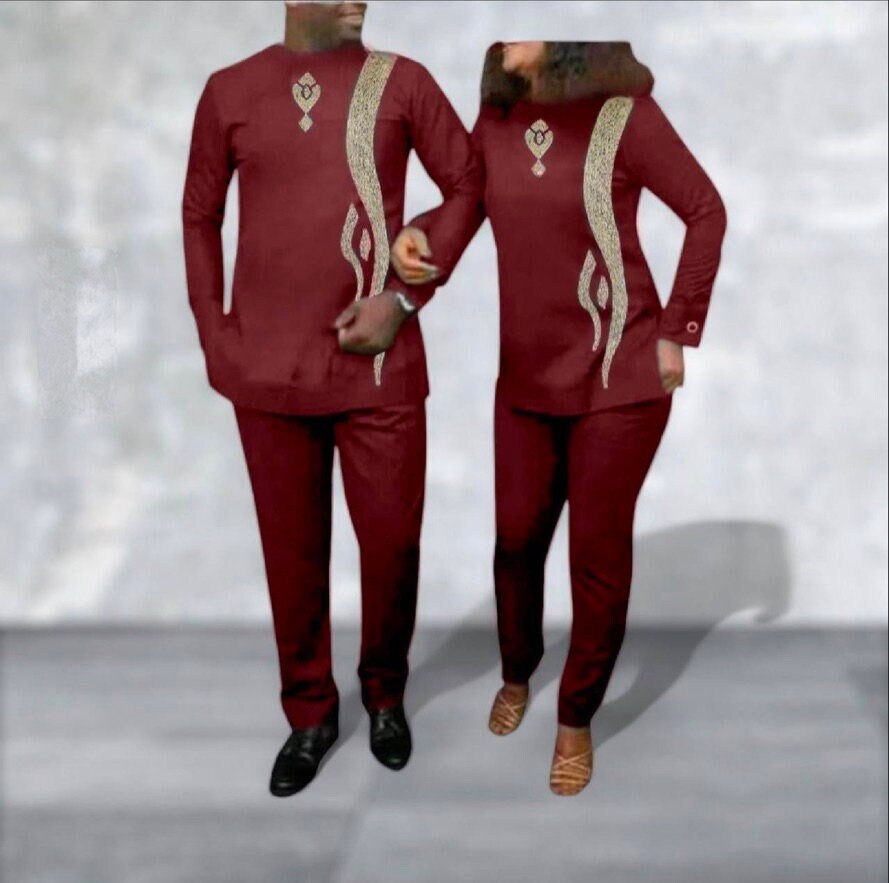Nigerian matching outfits for cheap couples