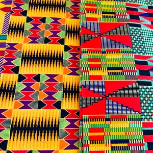 Sparkly Kente Table Runner Metallic African Print Table | Etsy