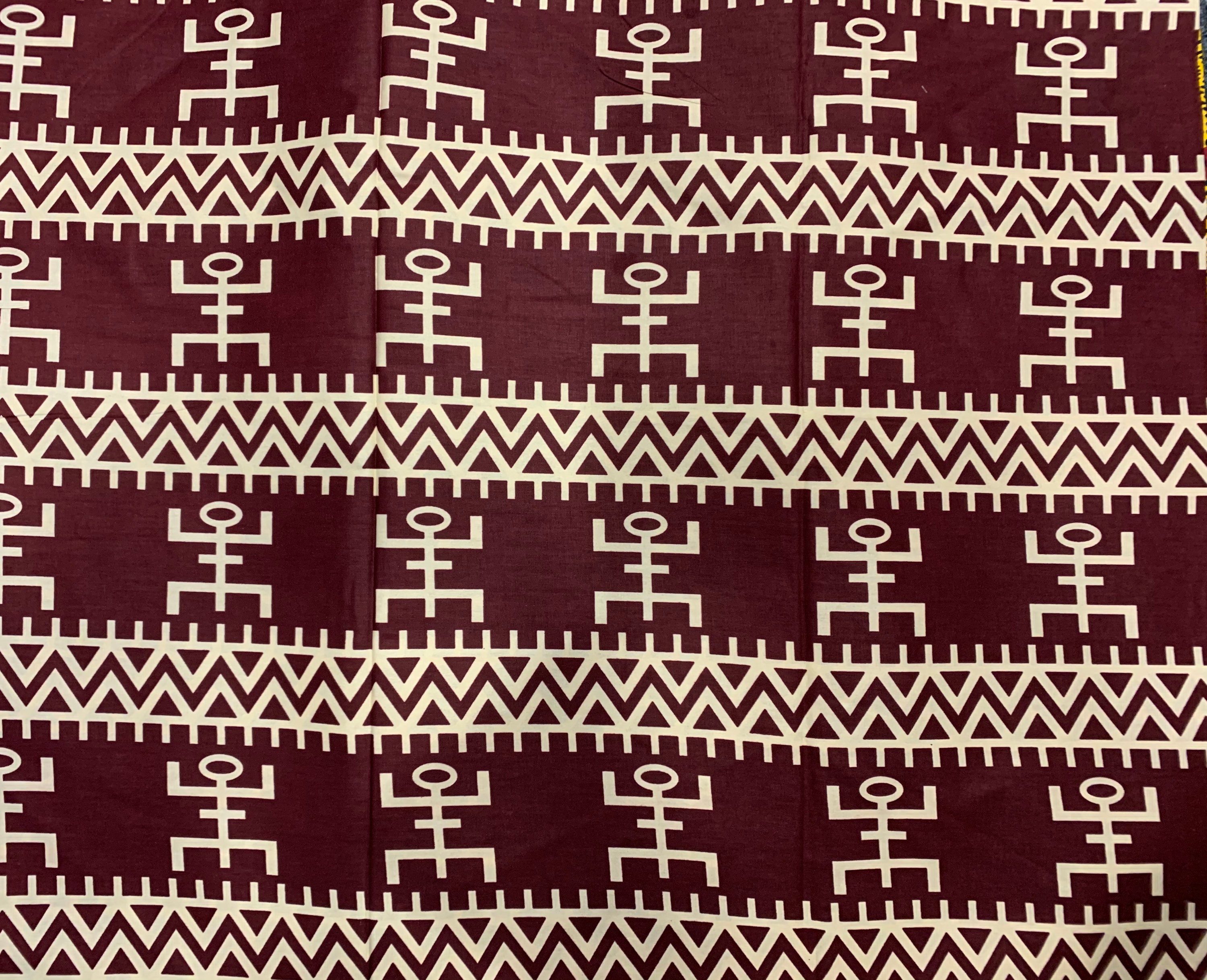 Rustic Mudcloth Print African Fabric by the Yard Boho Home Etsy