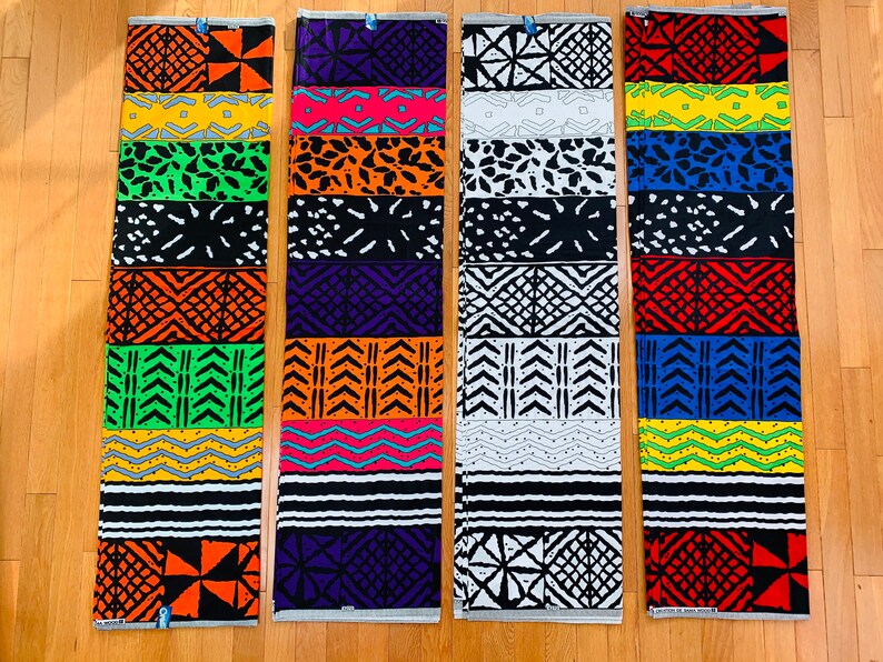 Colorful Cotton Fabric by the Yard Mud Cloth Ankara Quilting Etsy