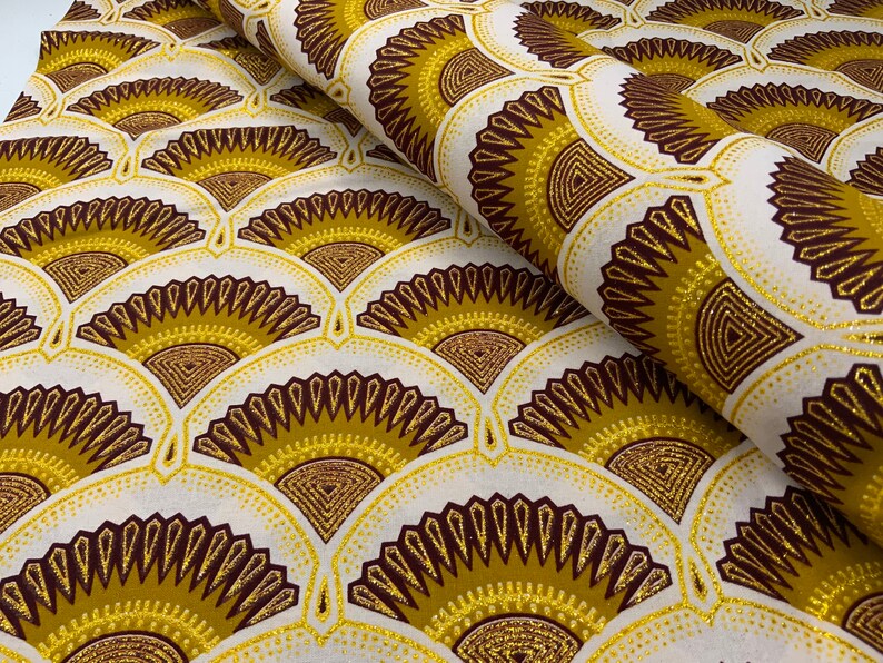 Metallic Gold Fabric by the Yard 100 Cotton Masks Quilting Etsy