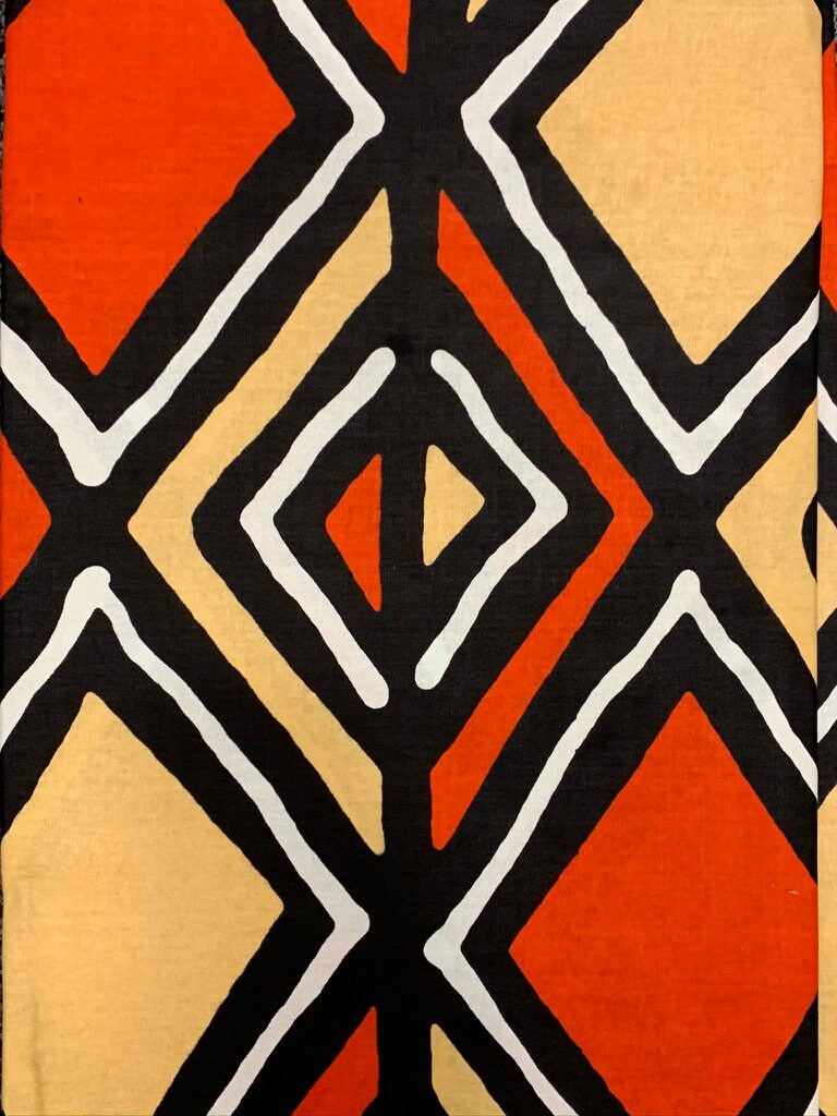 Mud Cloth Print Fabric by the Yard Tribal Boho Print Cotton Etsy