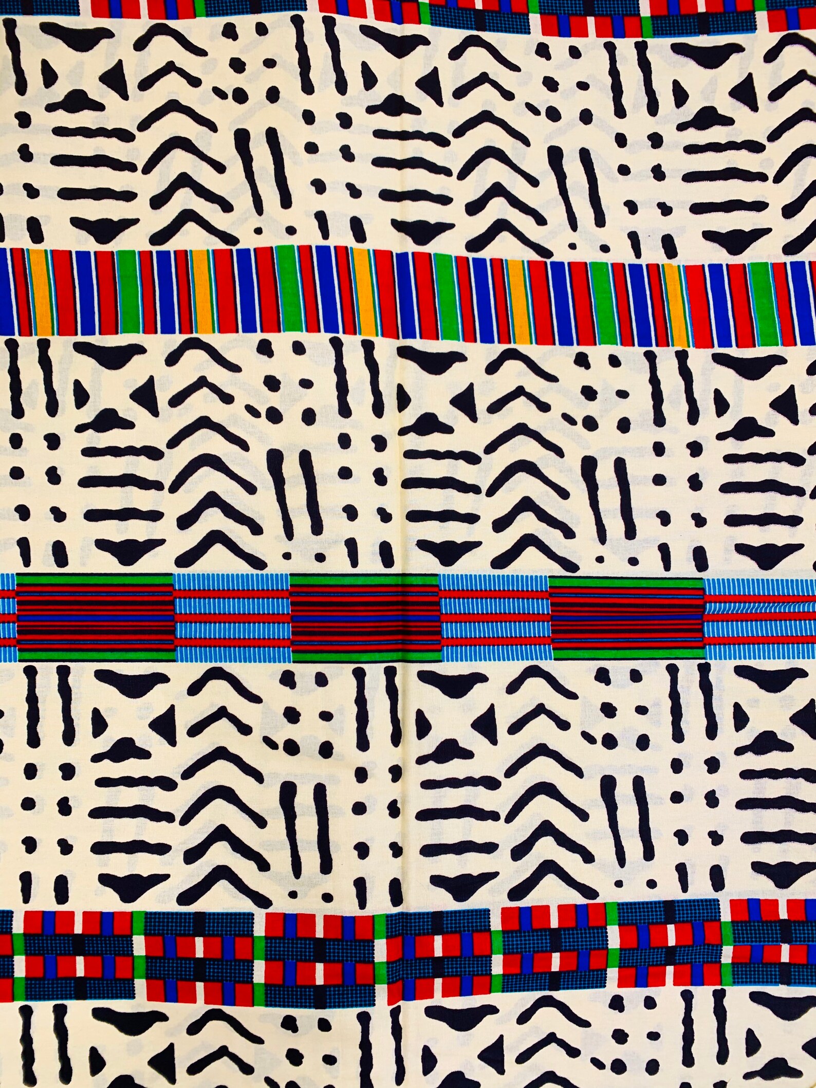 Mud Cloth Print Cotton Fabric by the Yard Yellow Mudcloth Etsy