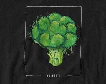 Broccoli Tshirt, Shirts for Nutritionists, Gift for Him or Her