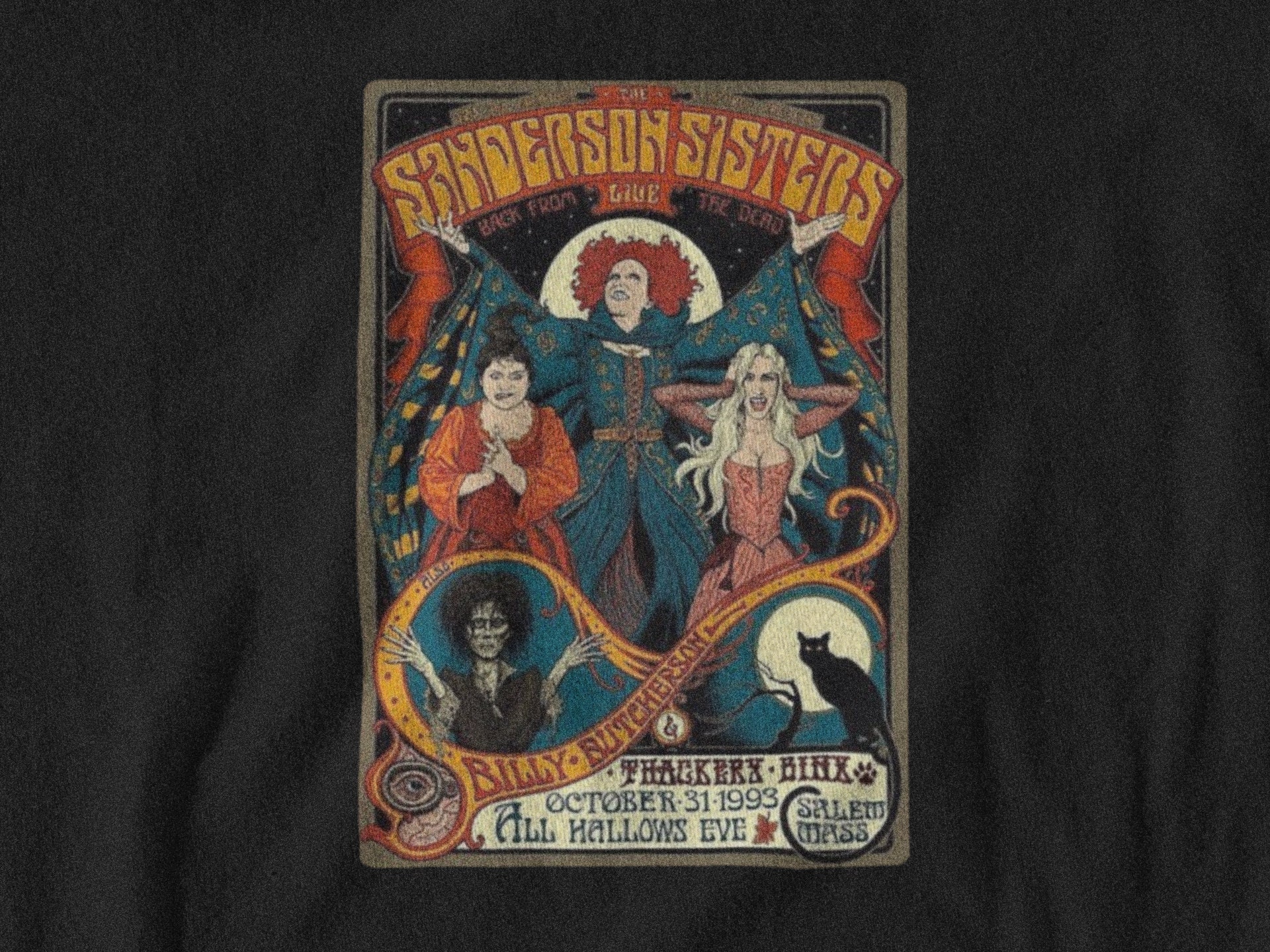 Discover Kids Sanderson Sisters Tshirt, Halloween Hocus Pocus Tshirt for Boys and Girls, Back To School Clothes