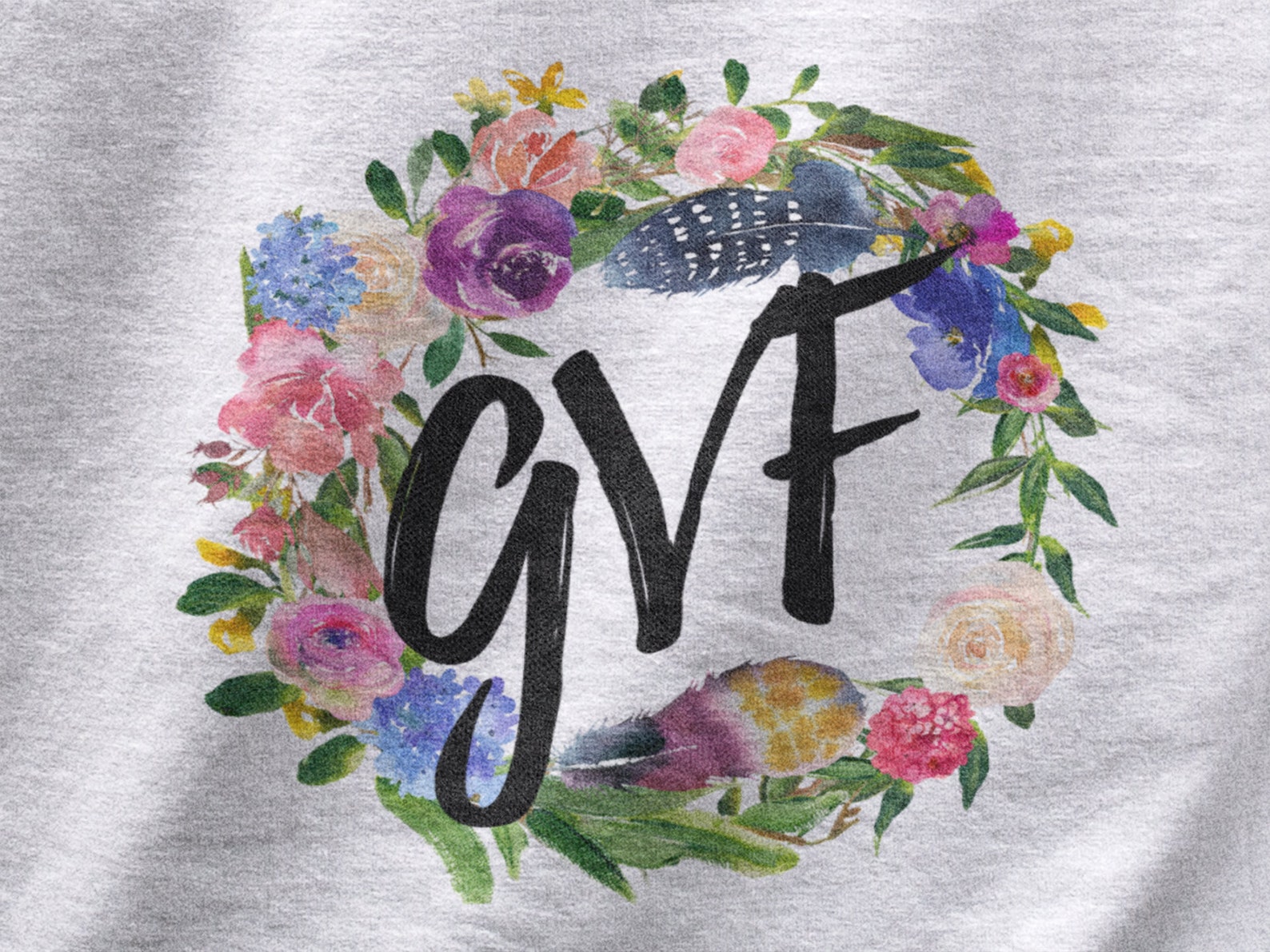 GVF Flower Power Tshirt for Men and Women Etsy