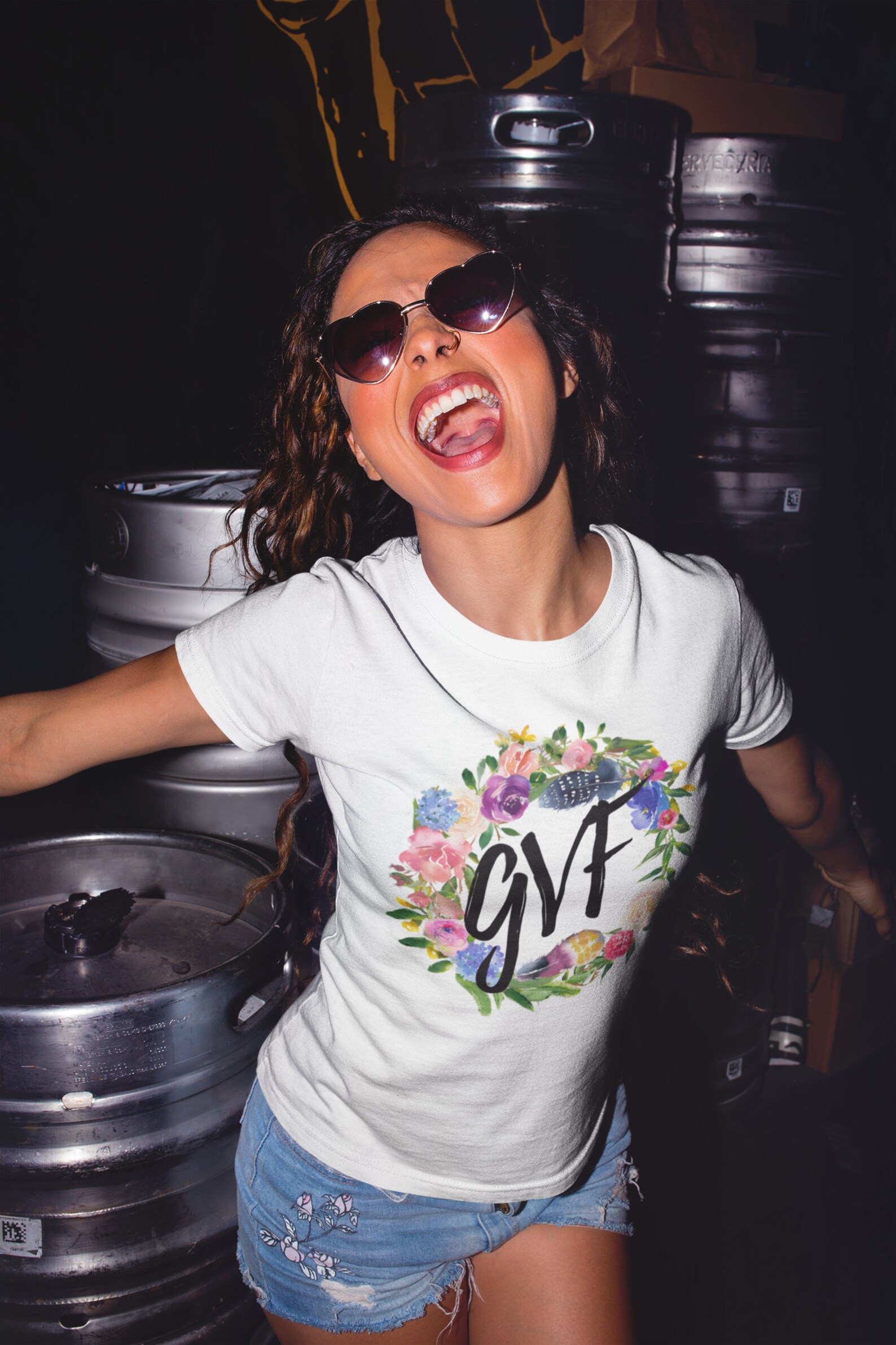 GVF Flower Power Tshirt for Men and Women Etsy