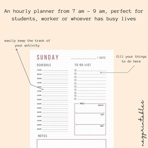 A4 SIZE-DAILY PLANNER, Printable Planner Pages - Etsy