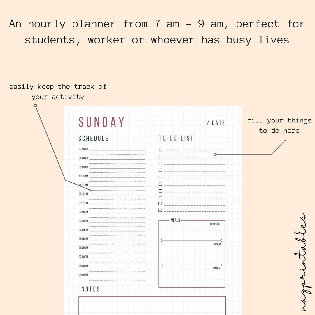 PLANNER A4 SIZE visual data 2