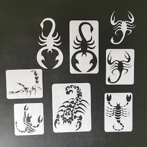 Skorpion Schablonen Set