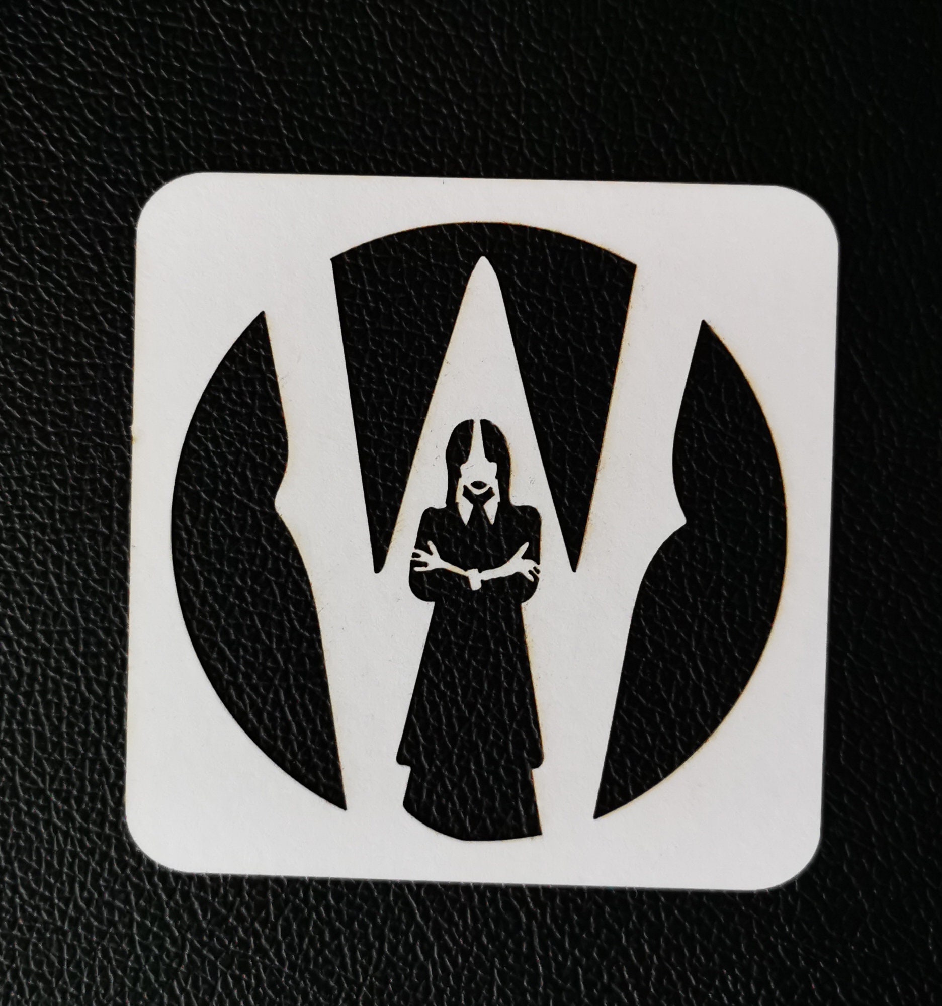 W Stencil Set adams Family Body and Face Painting mylar 190 Etsy