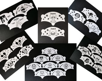 Make your own Stencil Set (5 stencils) 190 Mylar