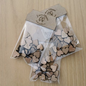 30 x Wooden Hearts  Craft and Decor 15 x 15 mm (3mm Playwood)