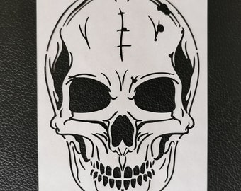 Skull Stencil (Mylar 190 Micron)