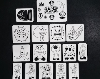 Make your own Stencil Set ( Super M 5 stencils  )190 Mylar