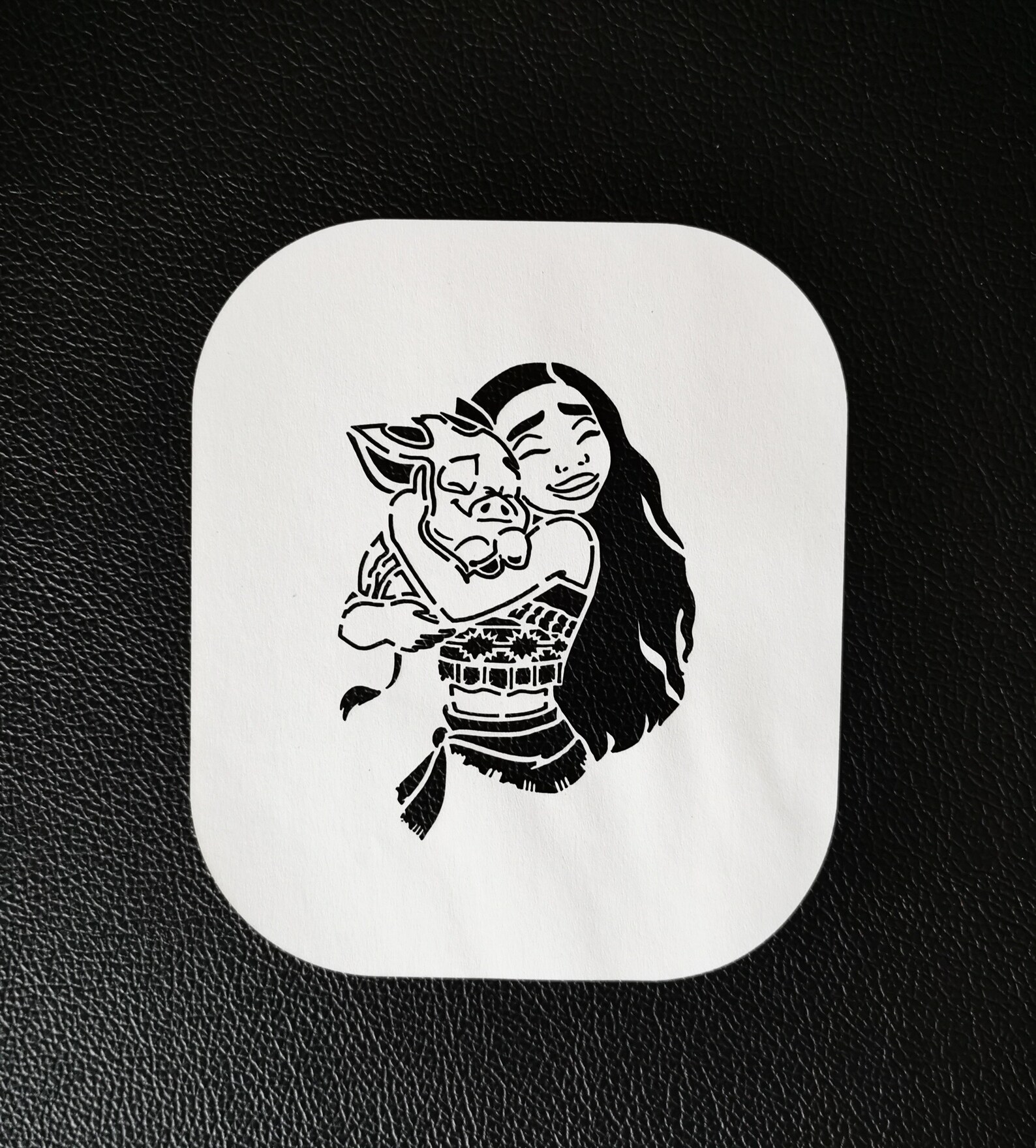 Moana Stencil Set 2 1 Edge Body and Face Painting Stencils 190 Mylar Etsy