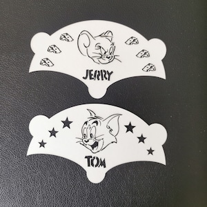 Tom face painting stencils 190 micron Mylar