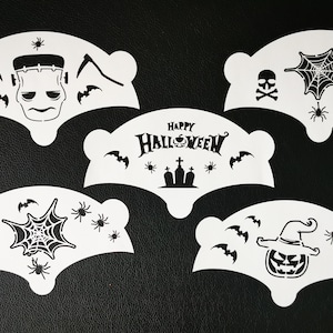 Halloween Face Painting Stencil (190 Mylar)