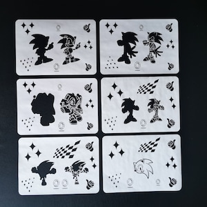 Sonic Stencil 190 micron Mylar  (Body and Face painting)