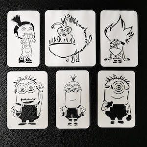 Minions Stencils Set 190 Mylar