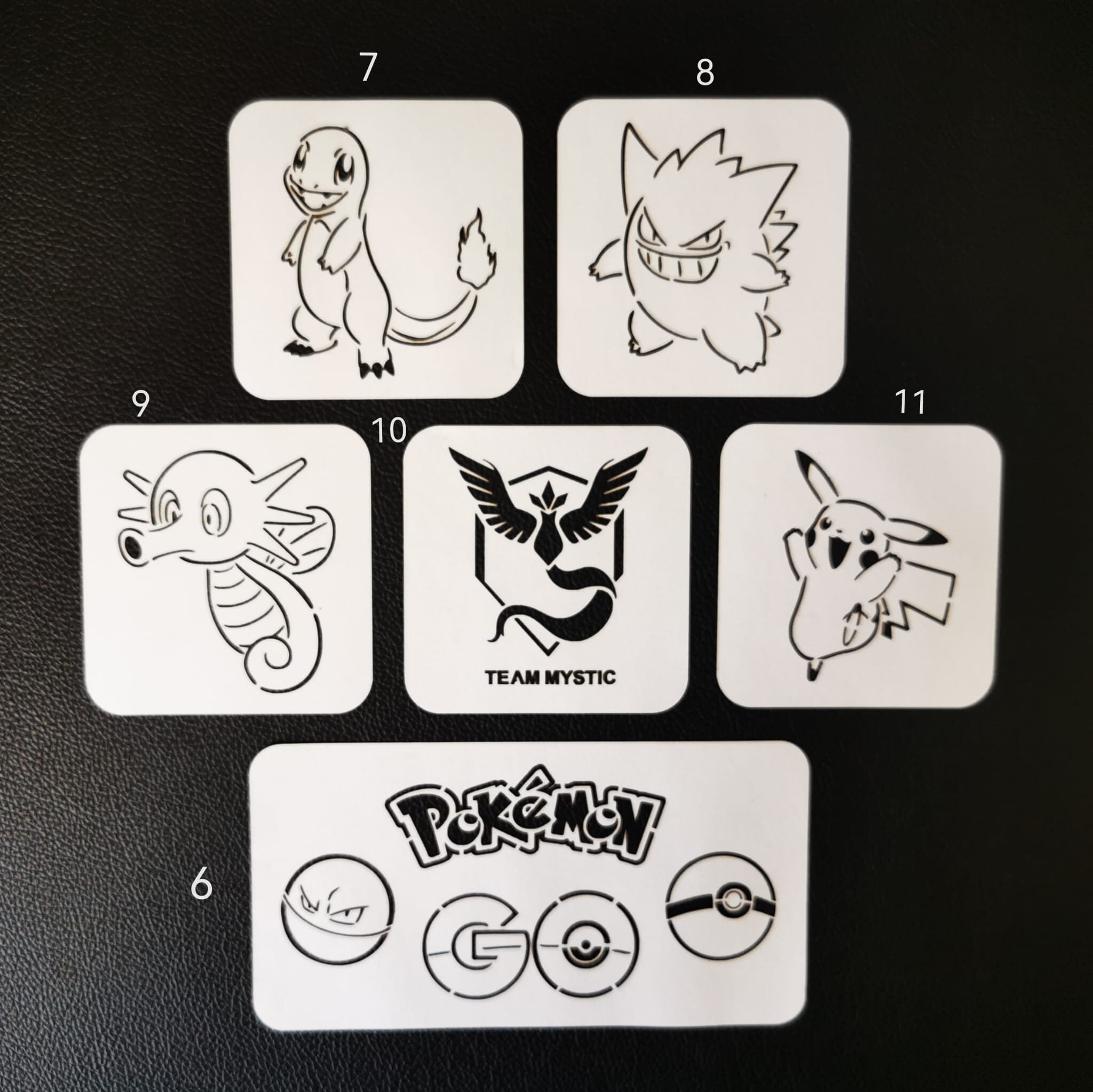 Make Your Own Stencil Set 6 Stencils 190 Mylar - Etsy