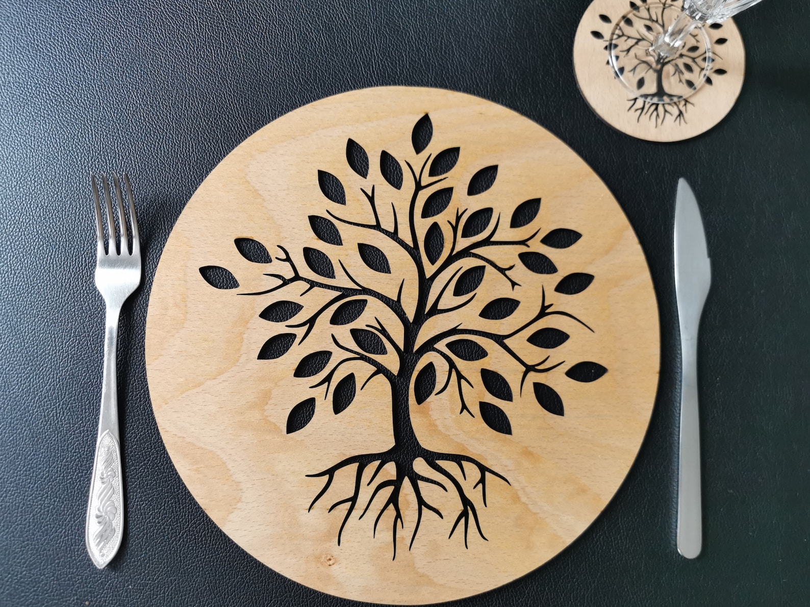 Table Mats and Coaster Dinner Table Decor Tree of Life Etsy UK