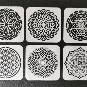 Mandala Stencil Set (Mylar 190 micron)