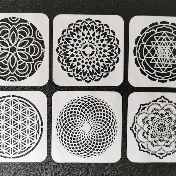 Mandala Stencil Set (Mylar 190 micron)