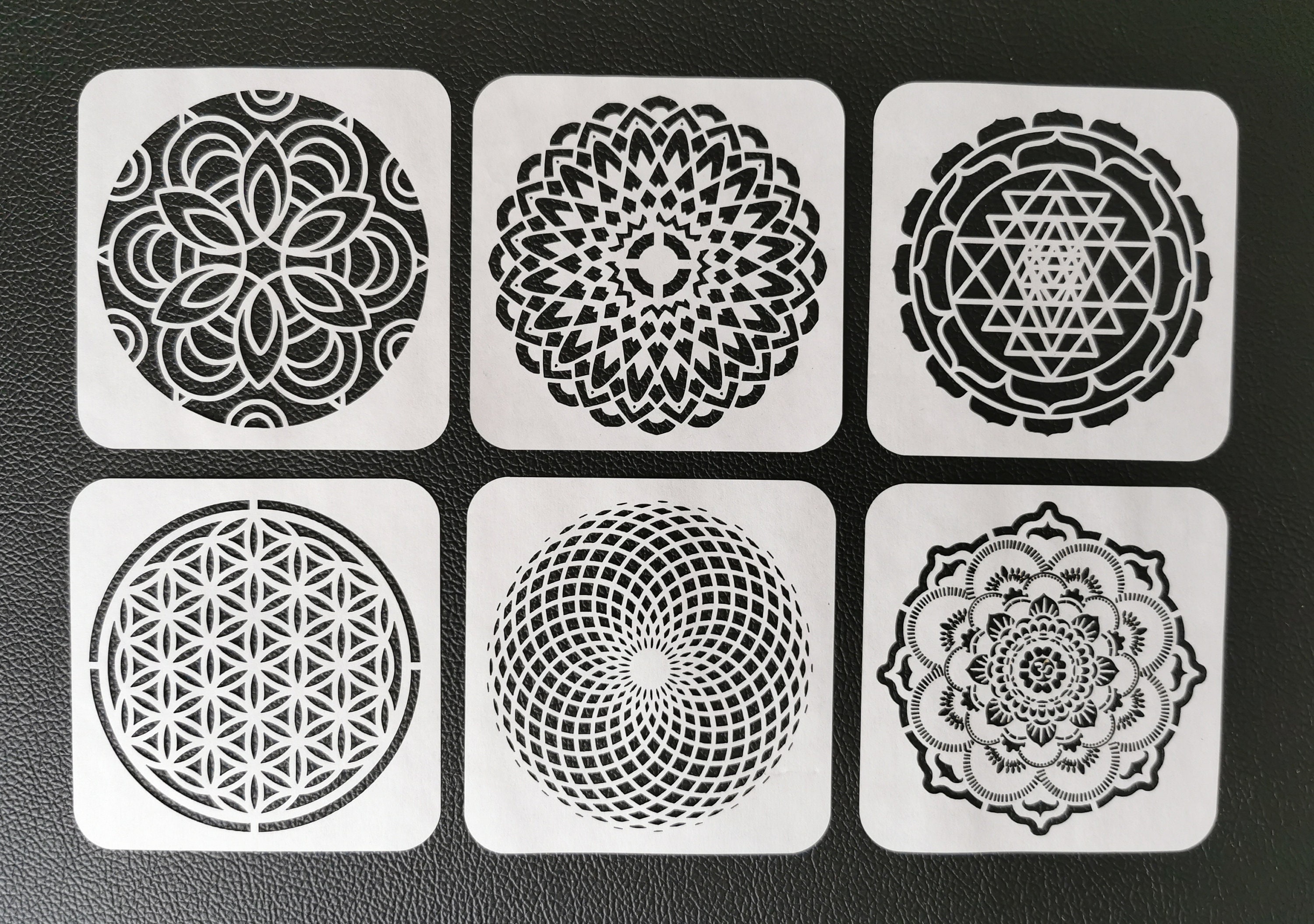 Eva Mandala Stencil Reusable Mandala Wall Stencil Designs Indian