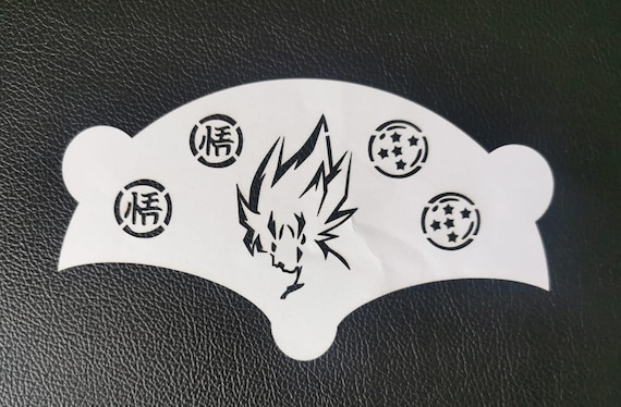 ドラゴンボールZ フェイスペイント ステンシル 自分だけのステンシル