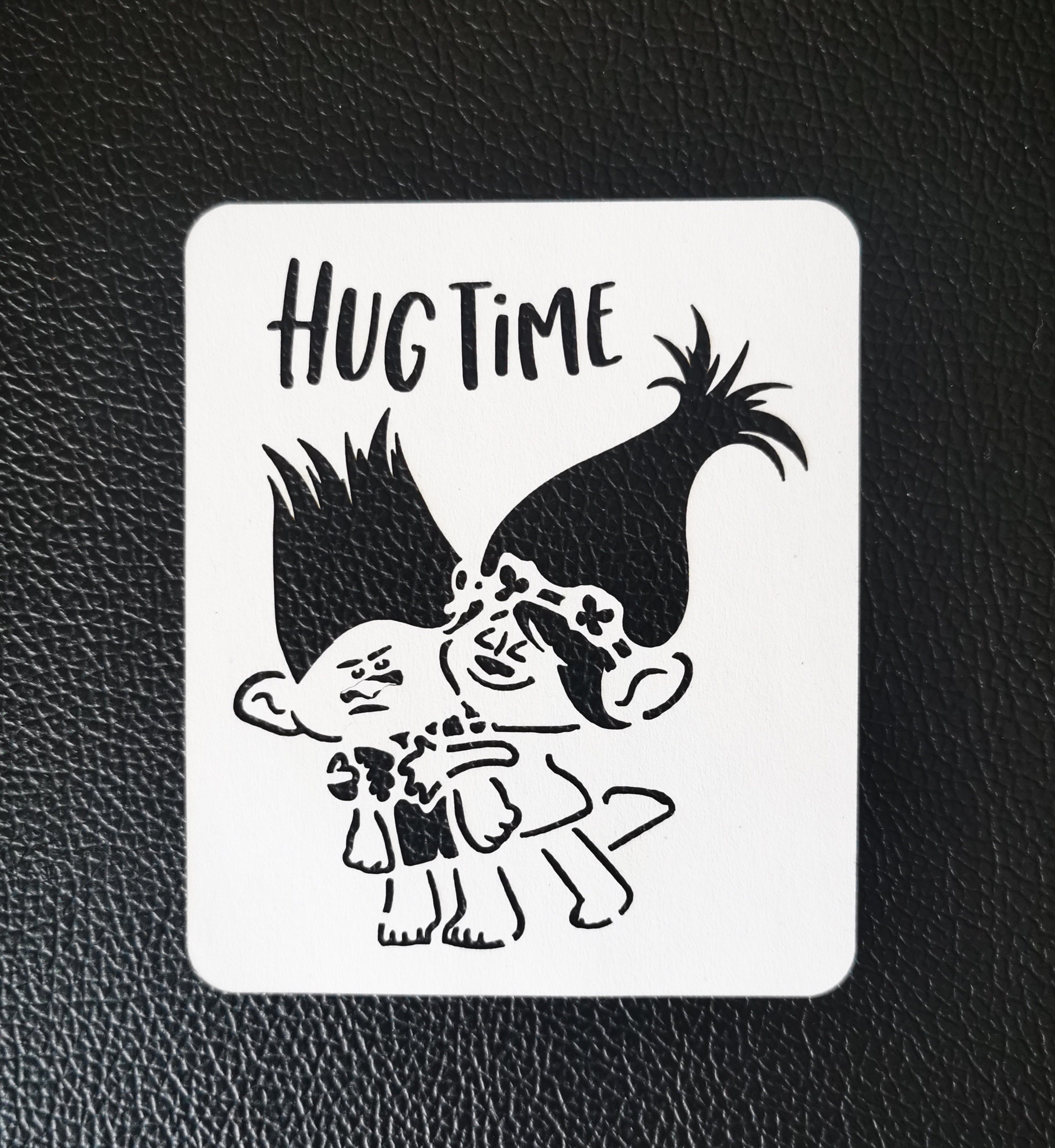 Trolls Stencil Set 1 Body And Face Painting 190 Mylar Etsy