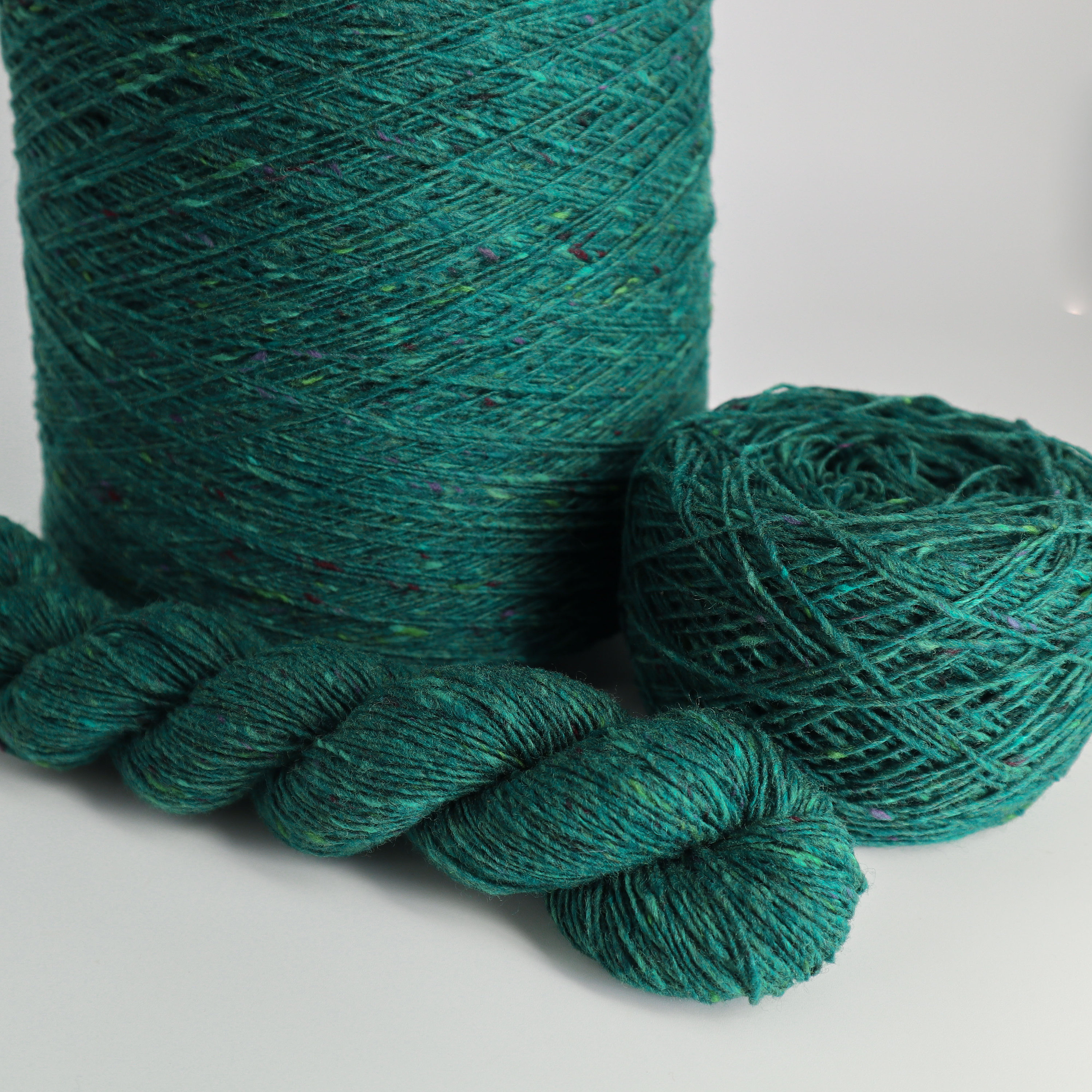 Soft Donegal Tweed Yarn / Irish Wool / 50 G Yarn Cake / 5586 Etsy UK