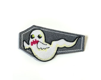 Sew-On Ghost & Coffin Patch