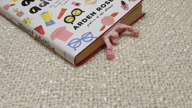 Squeezed piglet bookmark, pig lover keen reader teacher assistant gift, gender neutral, nerd, booklover present, personalised funny bookmark image 5