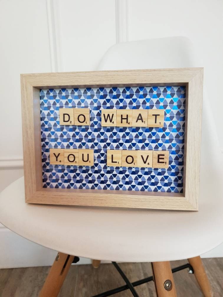 Cadre Scrabble Do What You Love