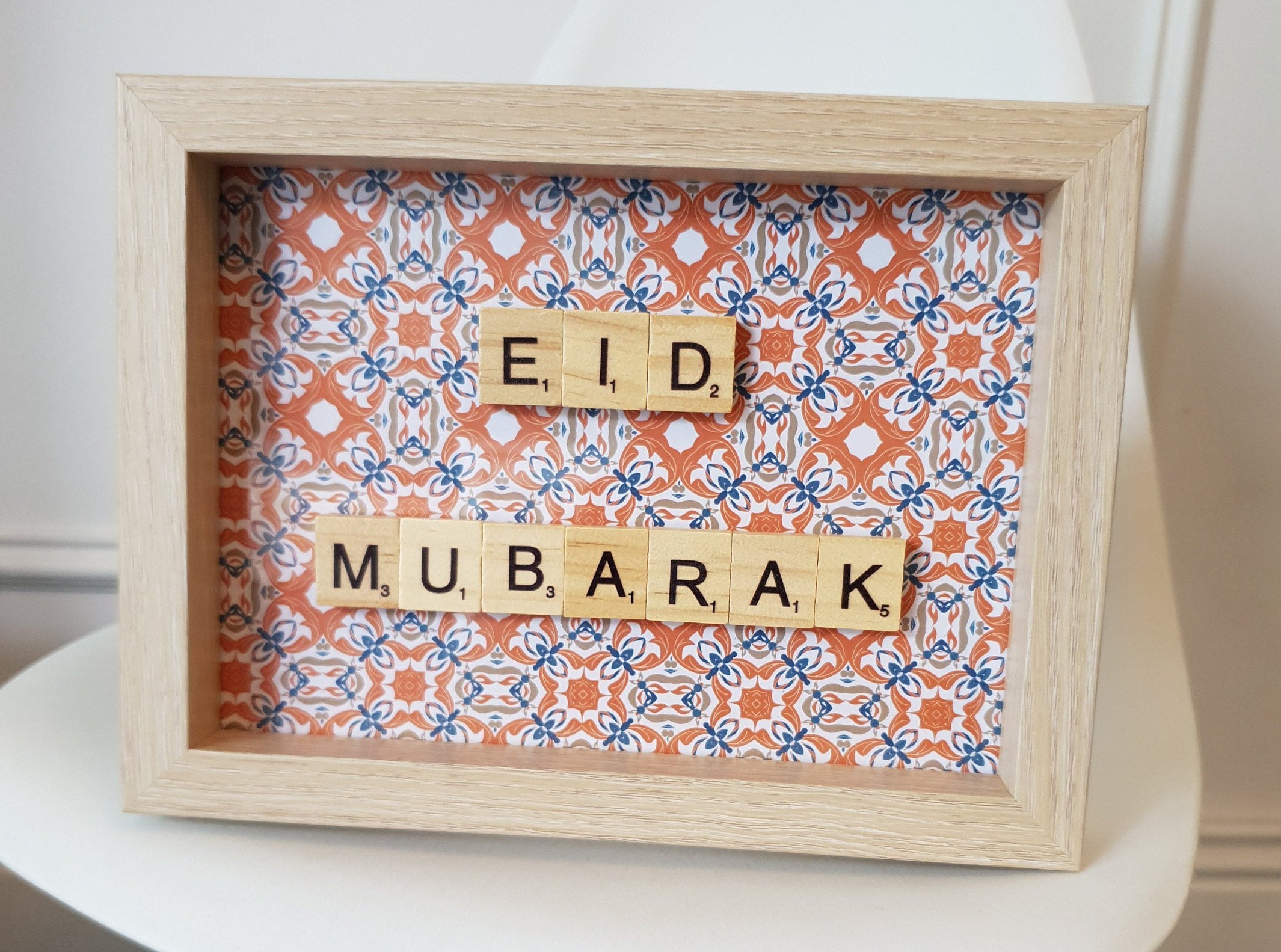 Cadre Mural Scrabble Personnalisé, Idée Cadeau Originale