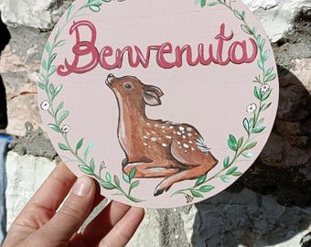Lettera in legno - Decorazione per cameretta