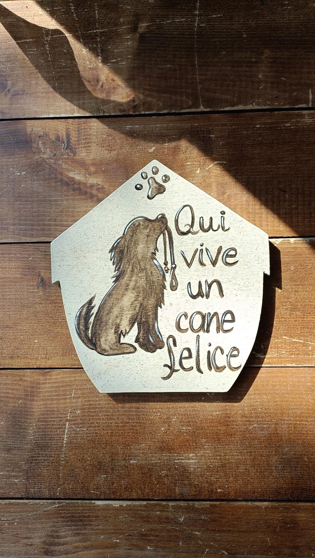 Targa Attenzione Al Cane In Ghisa AB Tools MVL020 &ndash; Rustica Per Recinzione