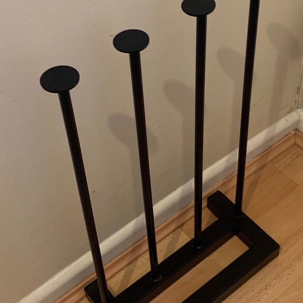 Modern Industrial Wellington Boot Stand - Holds Two Pairs of Boots