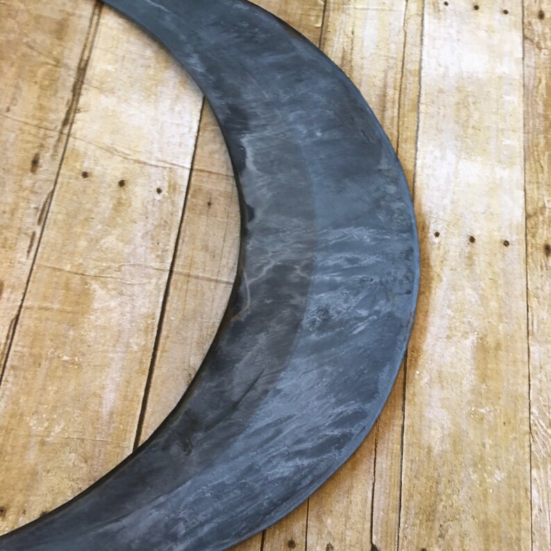 20 Rusty Galvanized Metal Crescent Moon Etsy