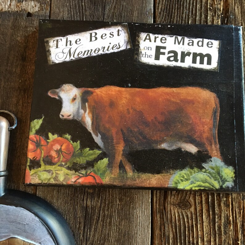 Set of Farmhouse Cow Wall Decor | Etsy
