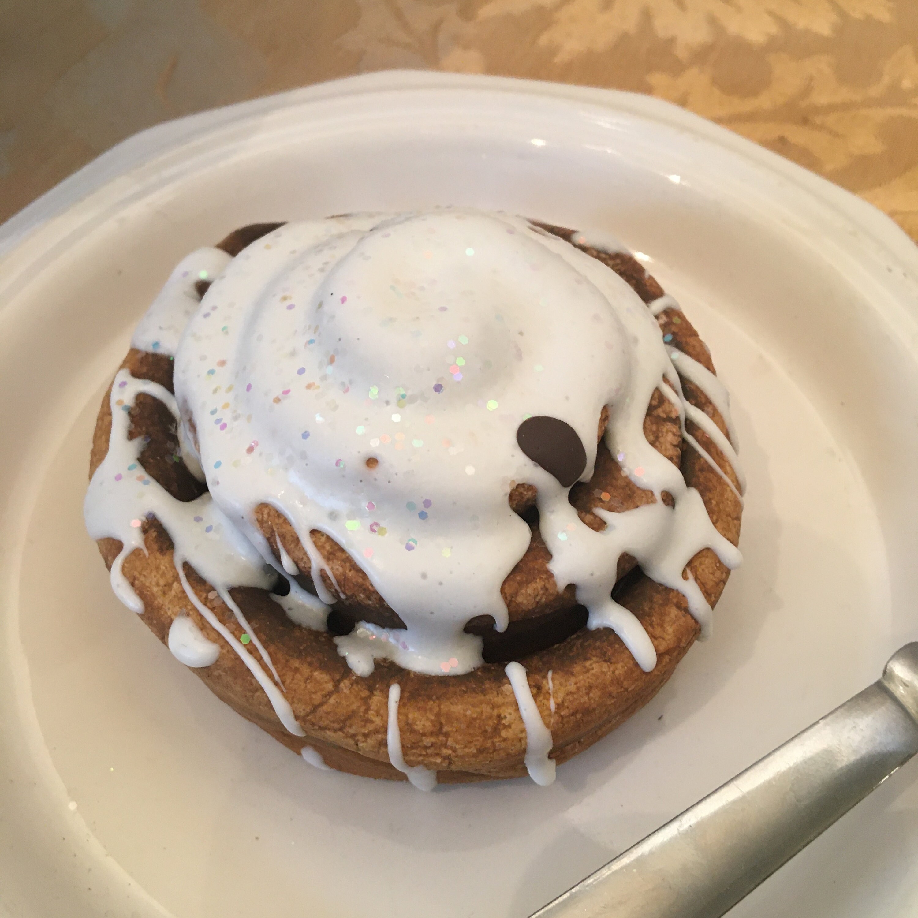 Set of Two 2 Faux Cinnamon Rolls Table Decor / Tiered Tray Etsy