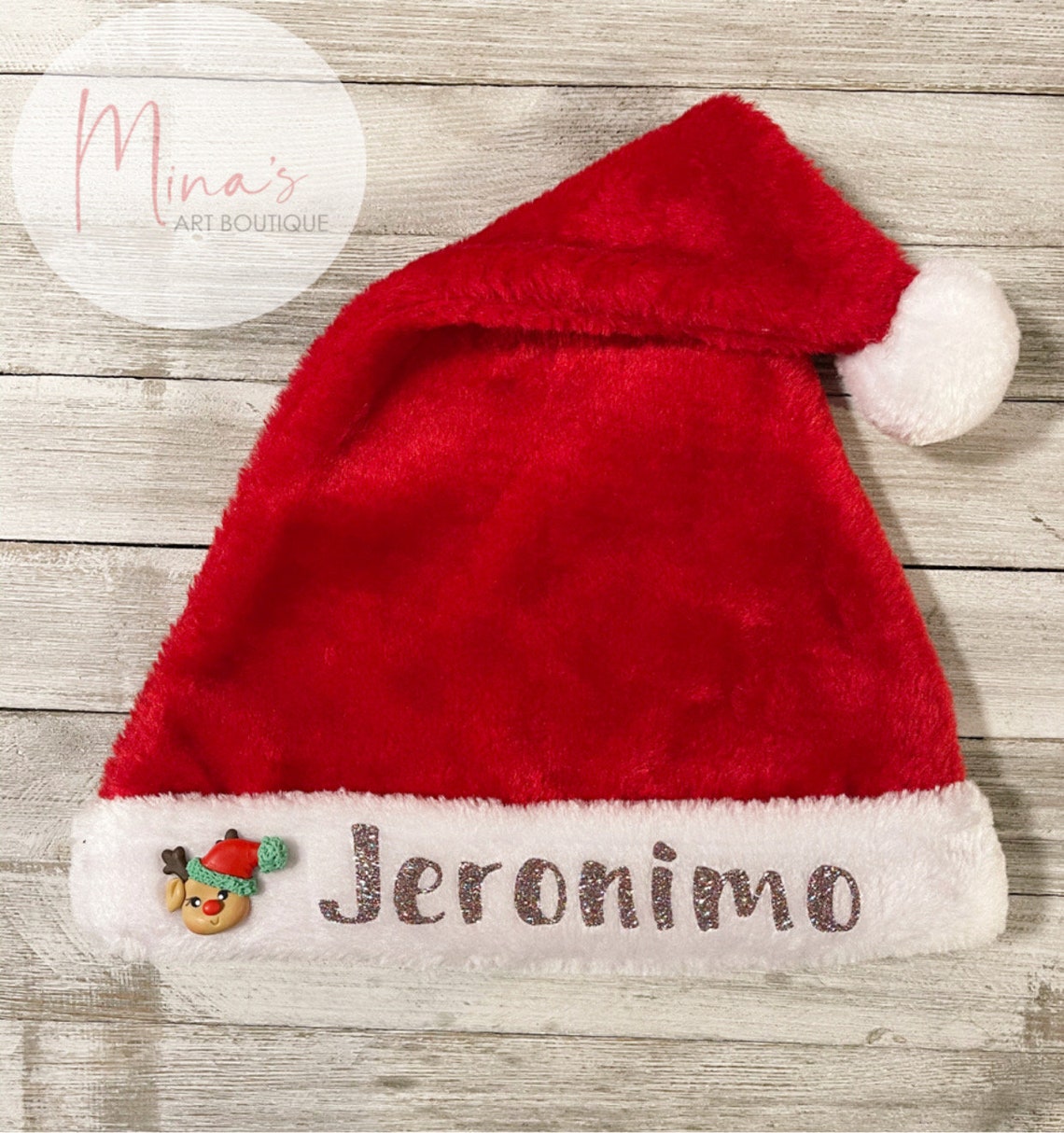Personalized Santa Hat Custom Christmas Hat Christmas Hat Etsy