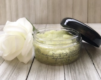 Foot Scrub Mina's Body Organic, Natural, Cruelty free, chemically free skin products always infused with Vitamins to Glow your Skin